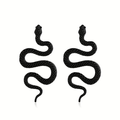 Elodie's Retro Snake Earrings