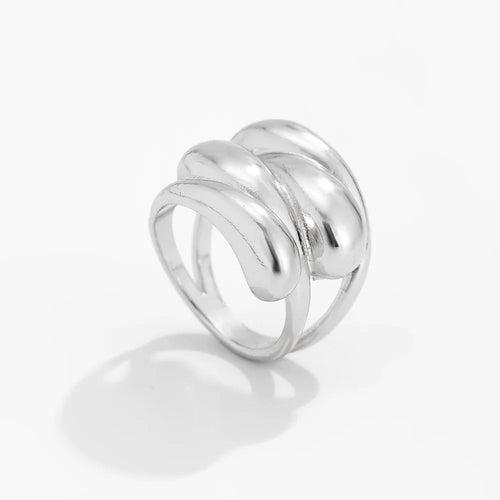 Zoe's Irregular Metal Split Ring