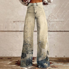 Retro Vibes: Jamie's Y2K  Wide Leg Jeans